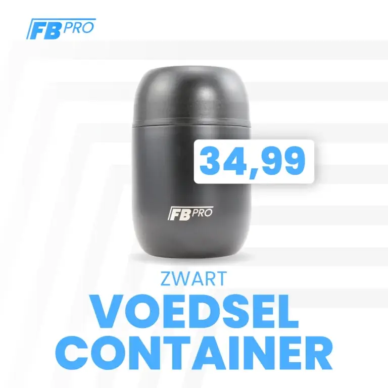 Voedselcontainer zwart